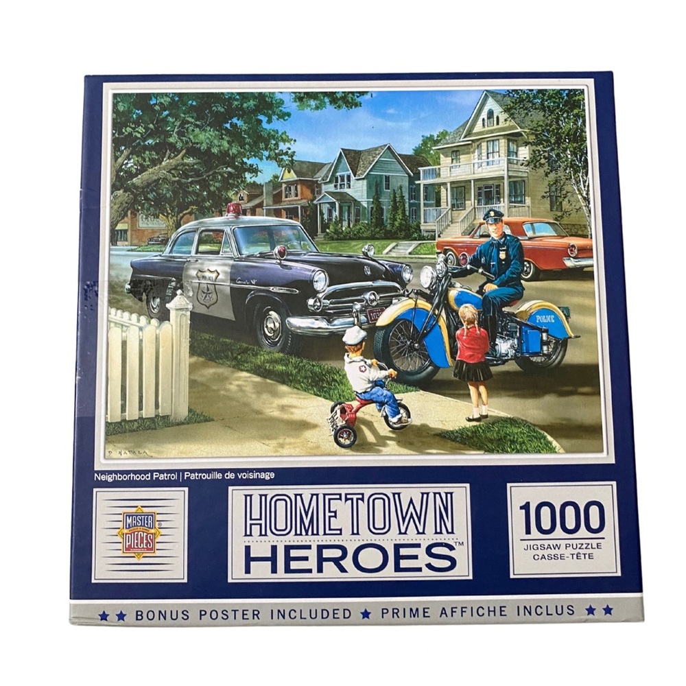 Hometown Heroes Neighborhood Patrol 1000 Piece Puzzle